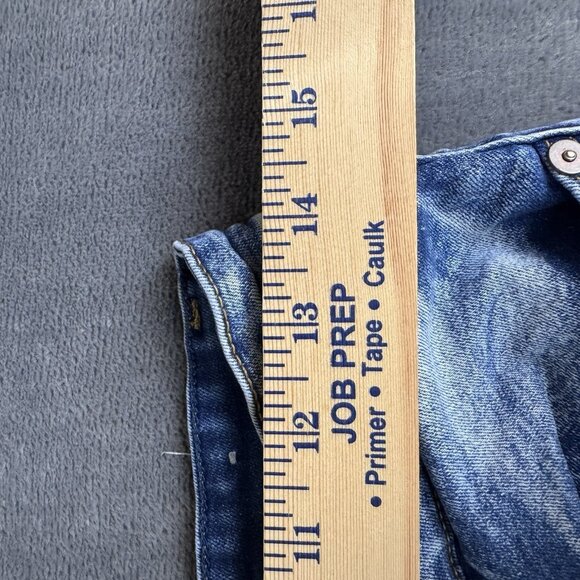 Rue 21 Premium White Wash Jeans Blue Mens Size 32 x 32 Slim Taper  Supreme Flex - Picture 5 of 9